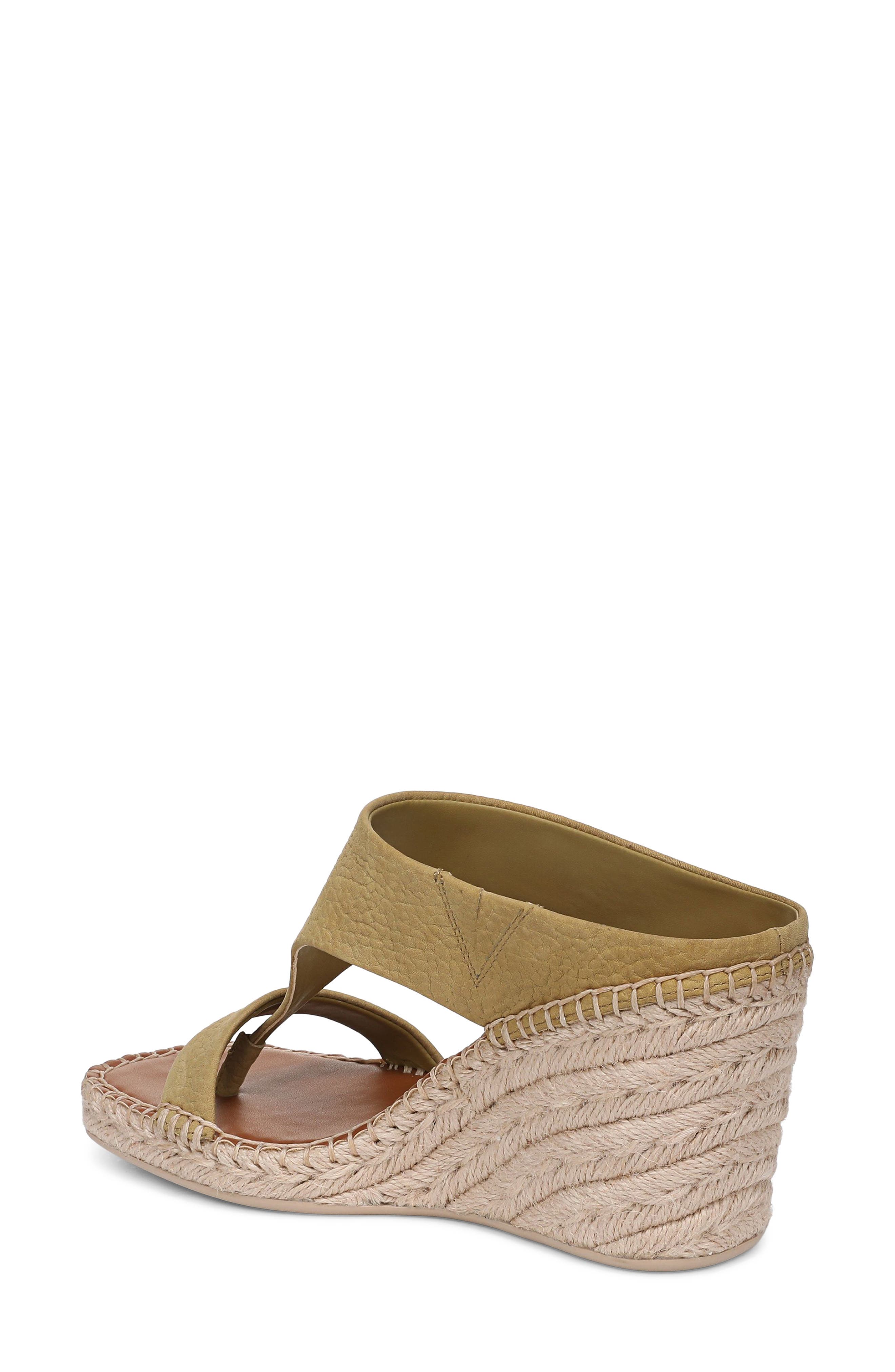 Farren Espadrille Platform Wedge Sandal, Alternate, color, FERN GREEN