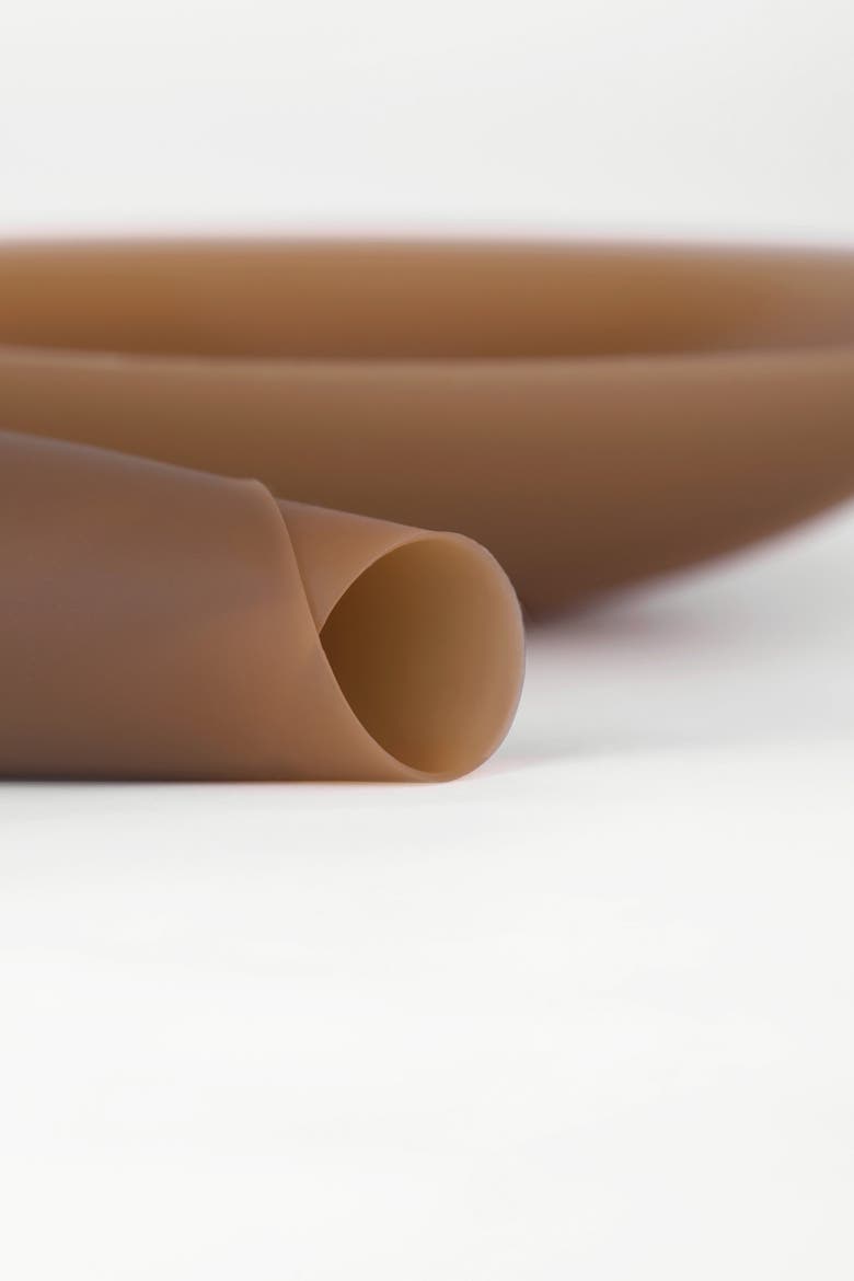 Tapered Edge Seamless Silicone Nipple Covers, Alternate, color, Brown