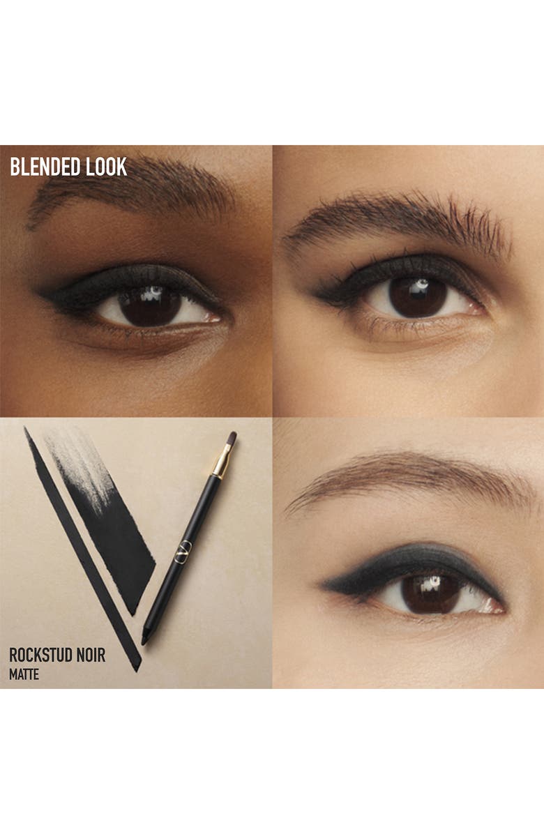 Valentino Colorgraph Waterproof Gel Eyeliner Pencil, Alternate, color, 01 Rockstud Noir