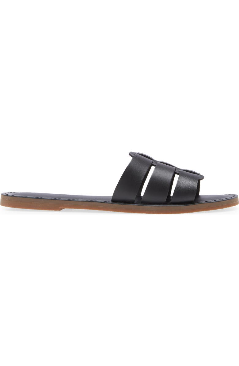 Madewell The Boardwalk Fisherman Slide Sandal, Alternate, color,