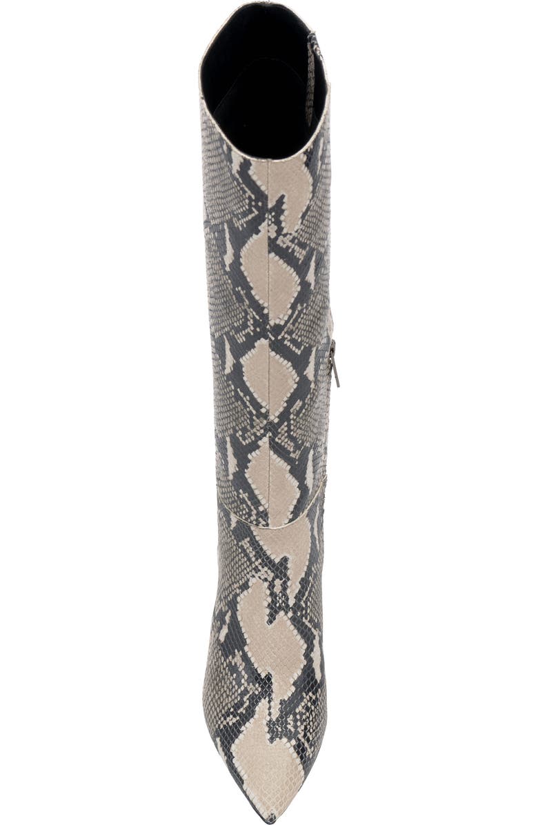 Vince Camuto Brigitte Pointed Toe Knee High Boot, Alternate, color, Ivory Multi