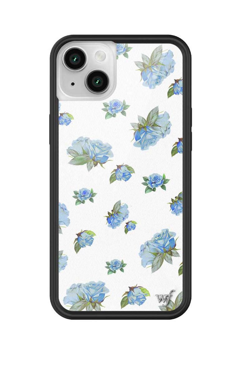 Moonlight Rose iPhone Case, Alternate, color, Blue
