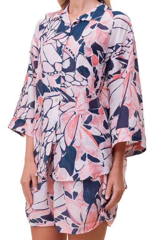 PAPINELLE PAPINELLE PAPILLON COTTON & SILK SHORT PAJAMAS