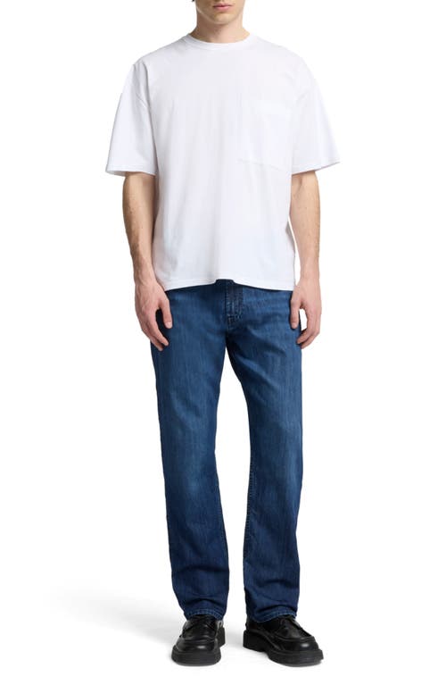 7 For All Mankind Modern Straight Fit Jeans In Proper In Blue