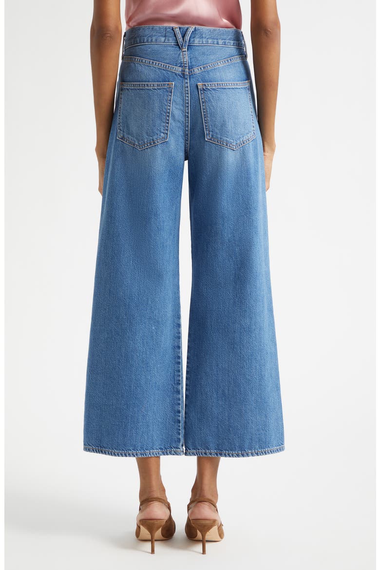 Taylor High Waist Crop Wide Leg Jeans, Alternate, color, FRENCH KISS