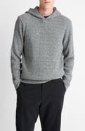 Vince Brushed Waffle Texture Pullover Hoodie