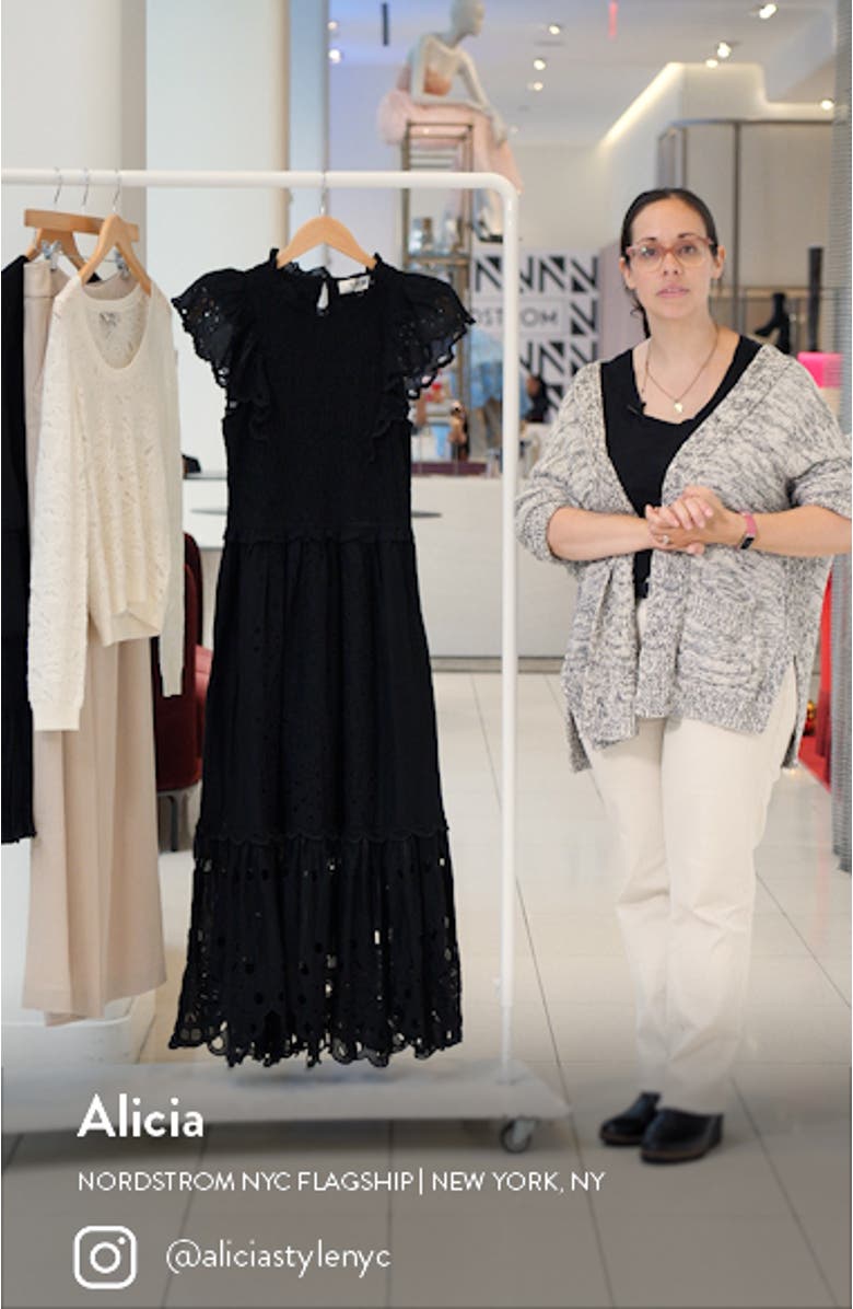 Addie Cotton Eyelet Dress, sales video thumbnail