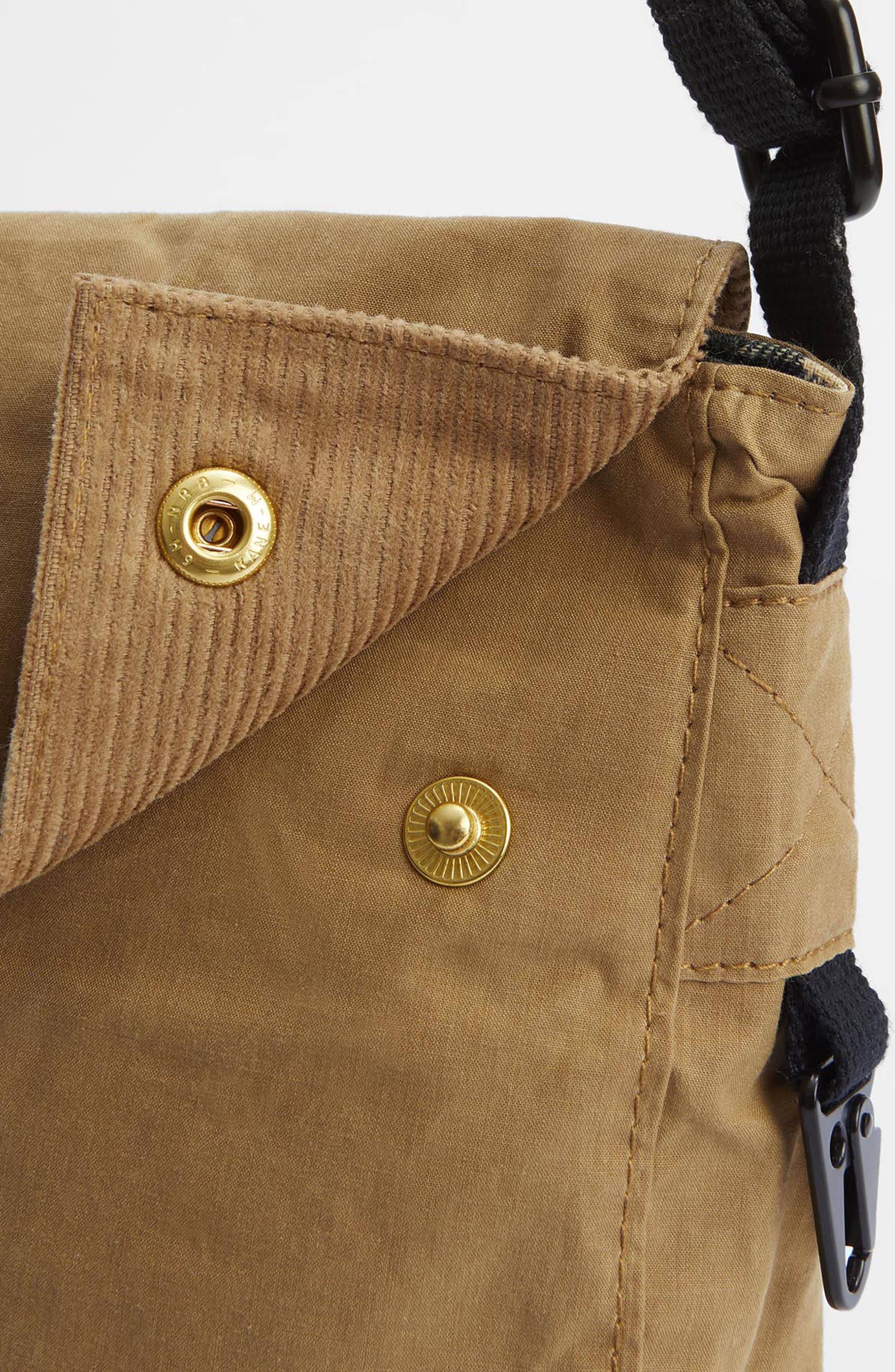 Transport Cotton Canvas Crossbody Bag, Alternate, color, GOLDEN KHAKI