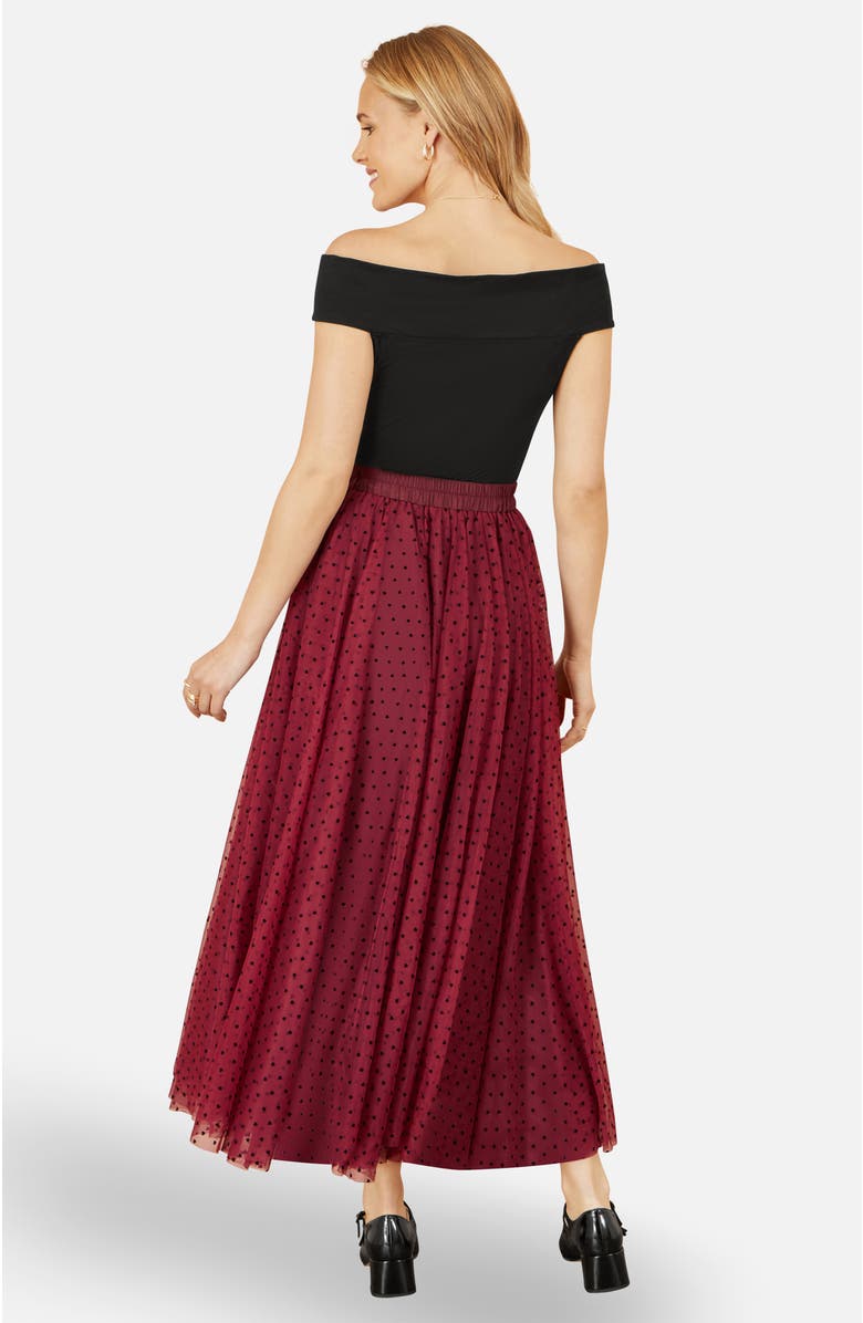 Yumi 100% Cotton Knot Detail Bardot Top, Alternate, color, Black