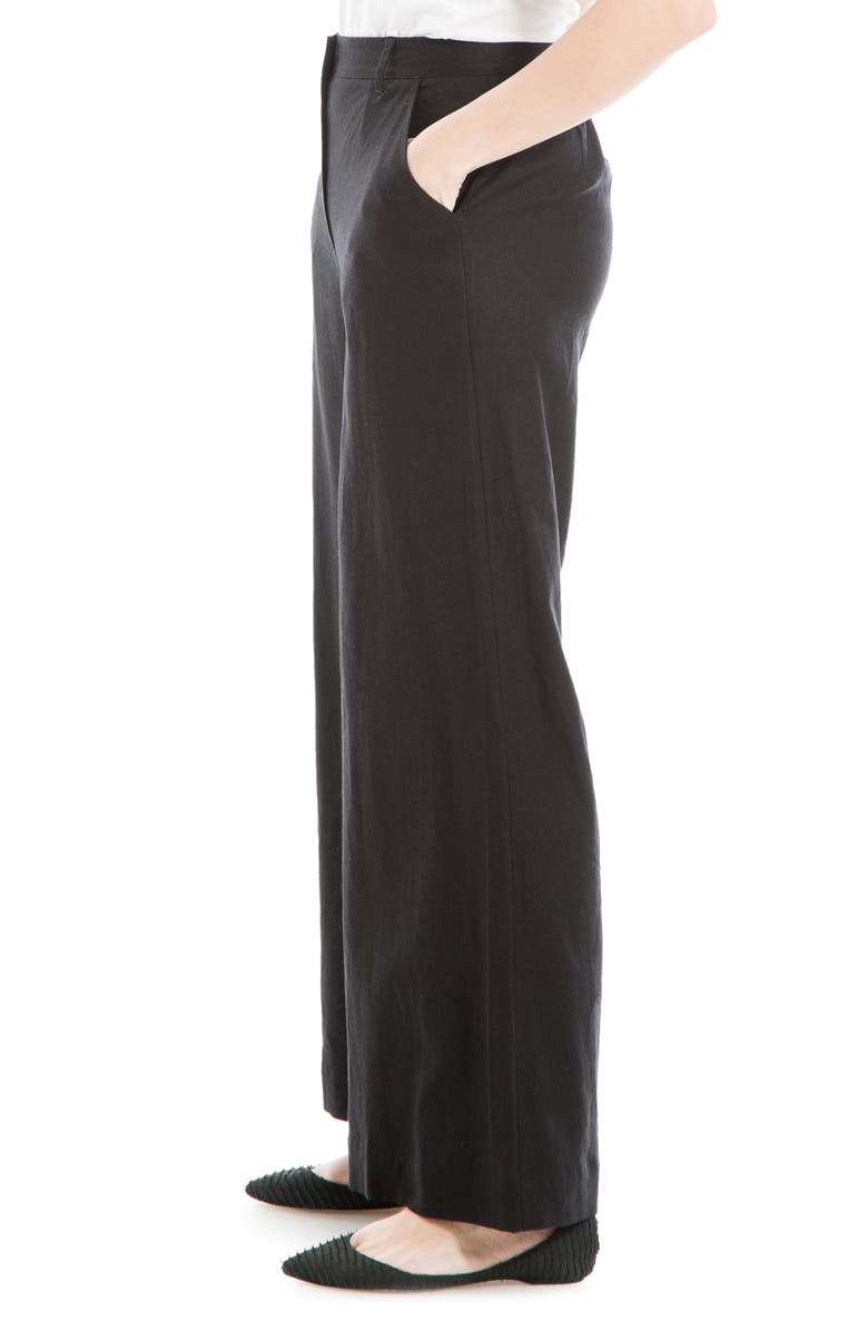 MAX STUDIO Wide Leg Linen Blend Pants, Alternate, color, 