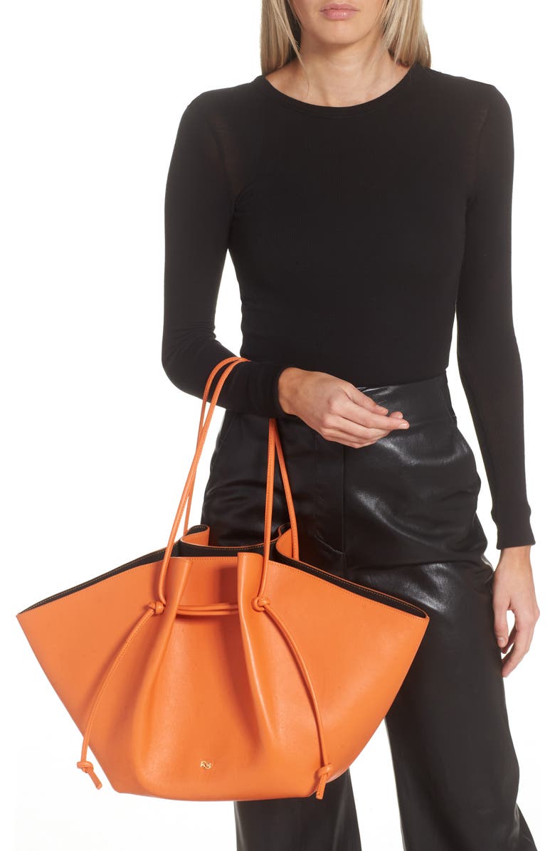 Yuzefi Mochi Large Tote, Alternate, color, Papaya