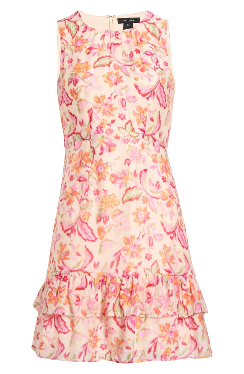 Halogen<sup>®</sup> Sleeveless Tiered Minidress, Alternate, color, Magenta