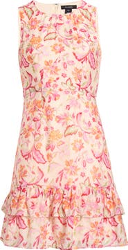 Halogen® Sleeveless Tiered Minidress