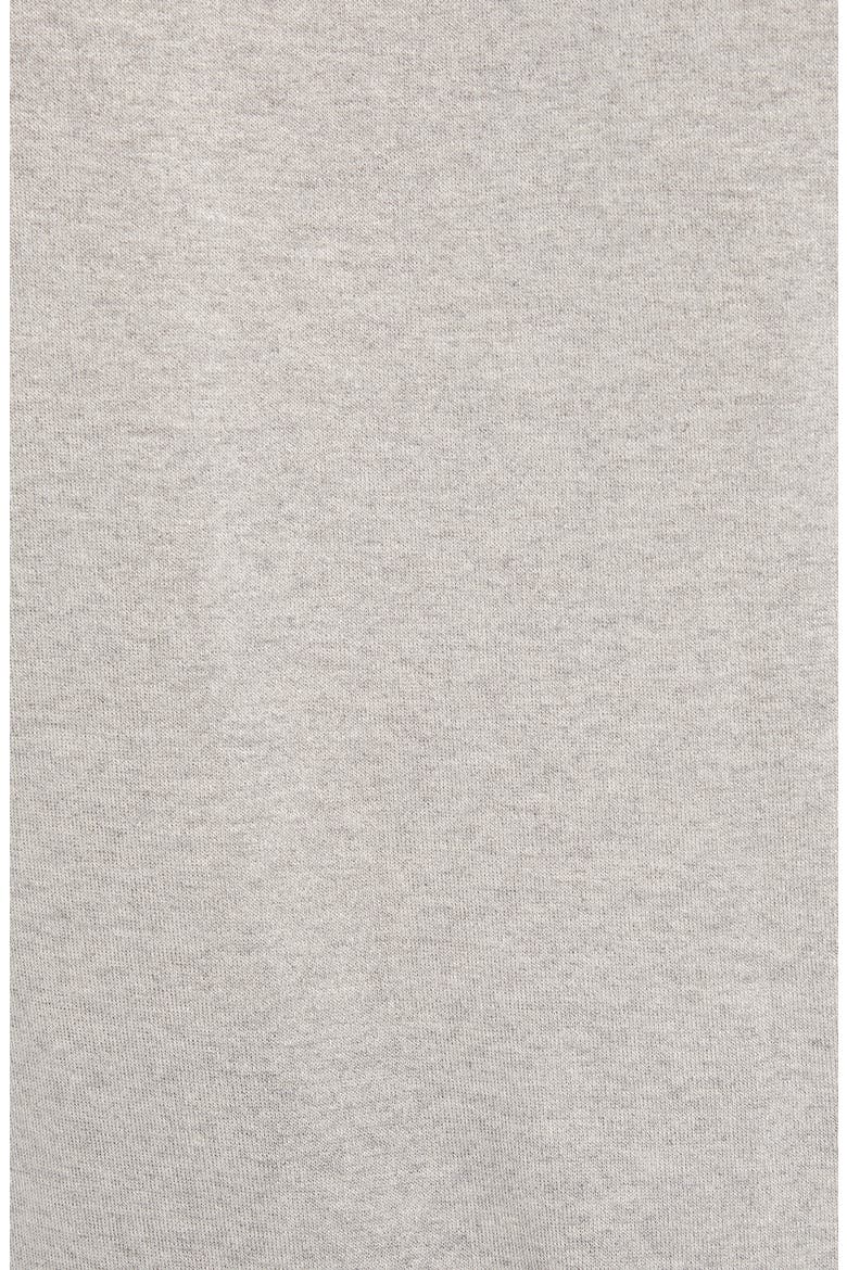 Heathered U-Neck Tee, Alternate, color, GREY HEATHER