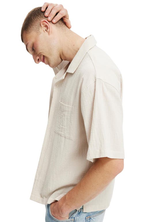 COTTON ON RIVIERA BOX FIT SHORT SLEEVE SHIRT