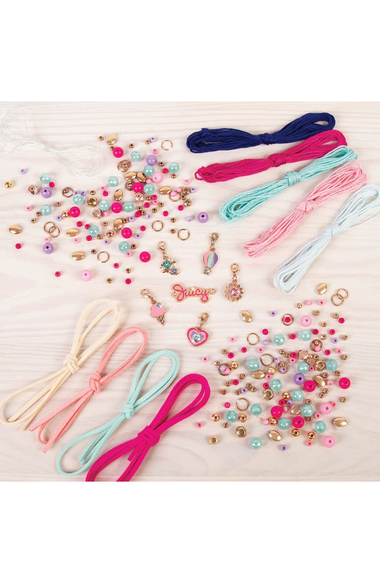 Juicy Couture 2 in 1 Crystal Bracelet Charms, Alternate, color, Multicolored