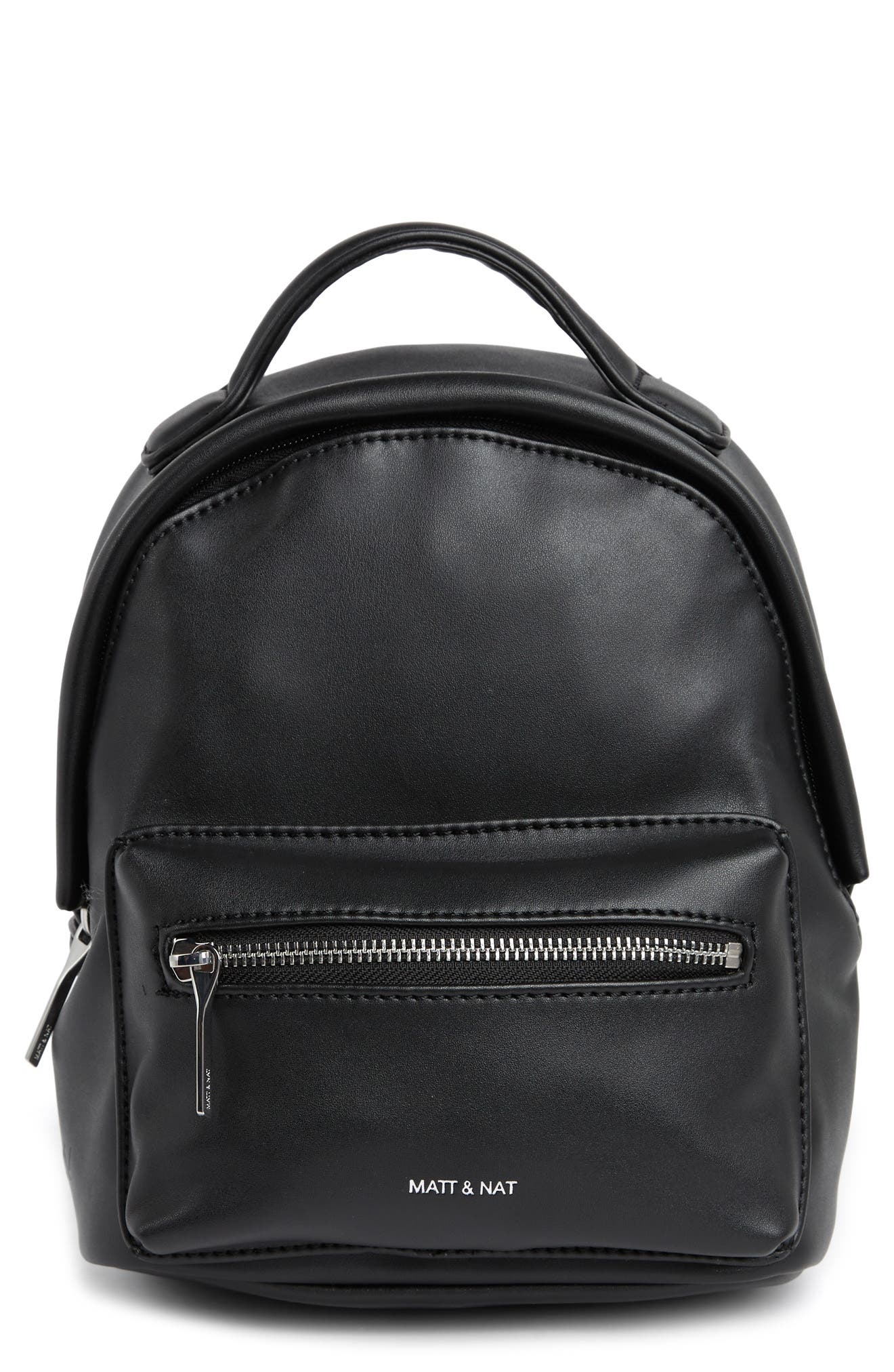 Matt & Nat Bali Mini Loom Vegan Leather Mini Backpack, Main, color, 