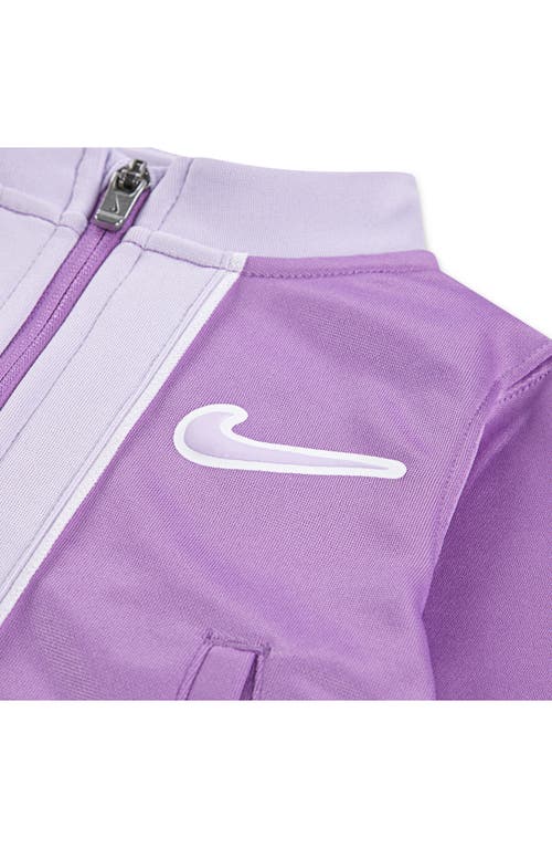 Nike Swoosh Track Suit In Purple