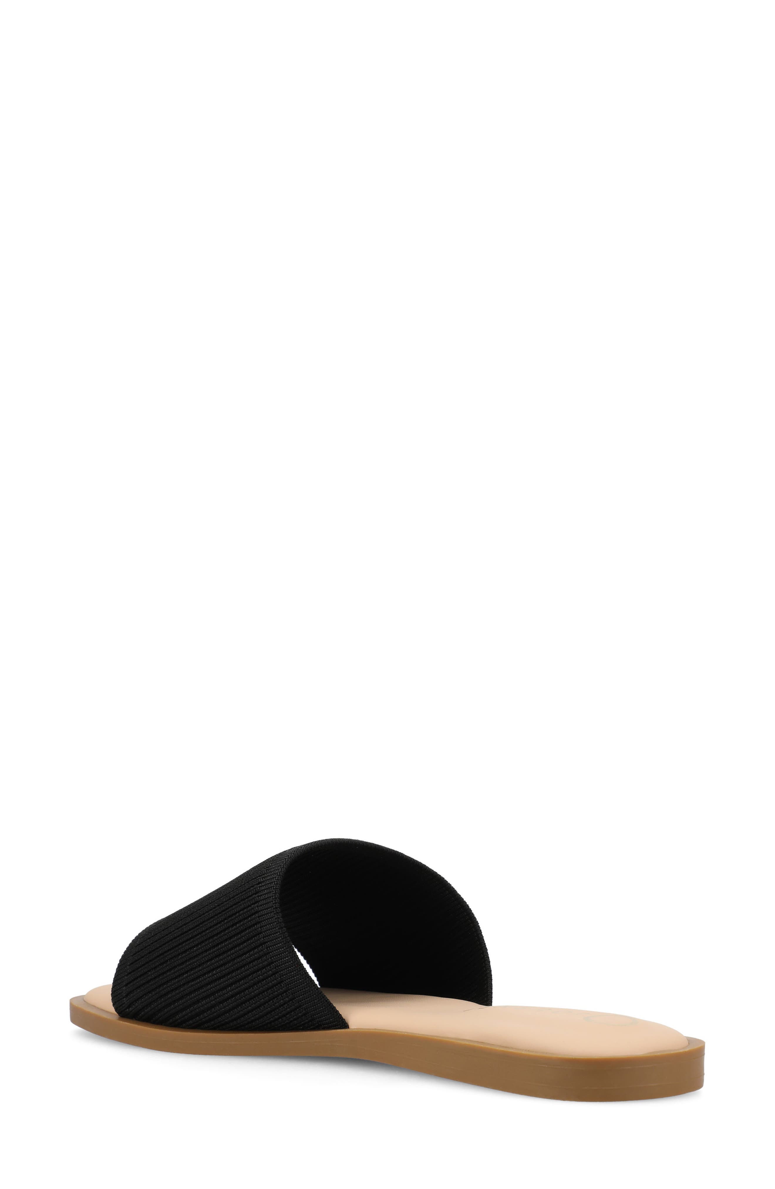 Journee Collection Prisilla Slide Sandal, Alternate, color, Black