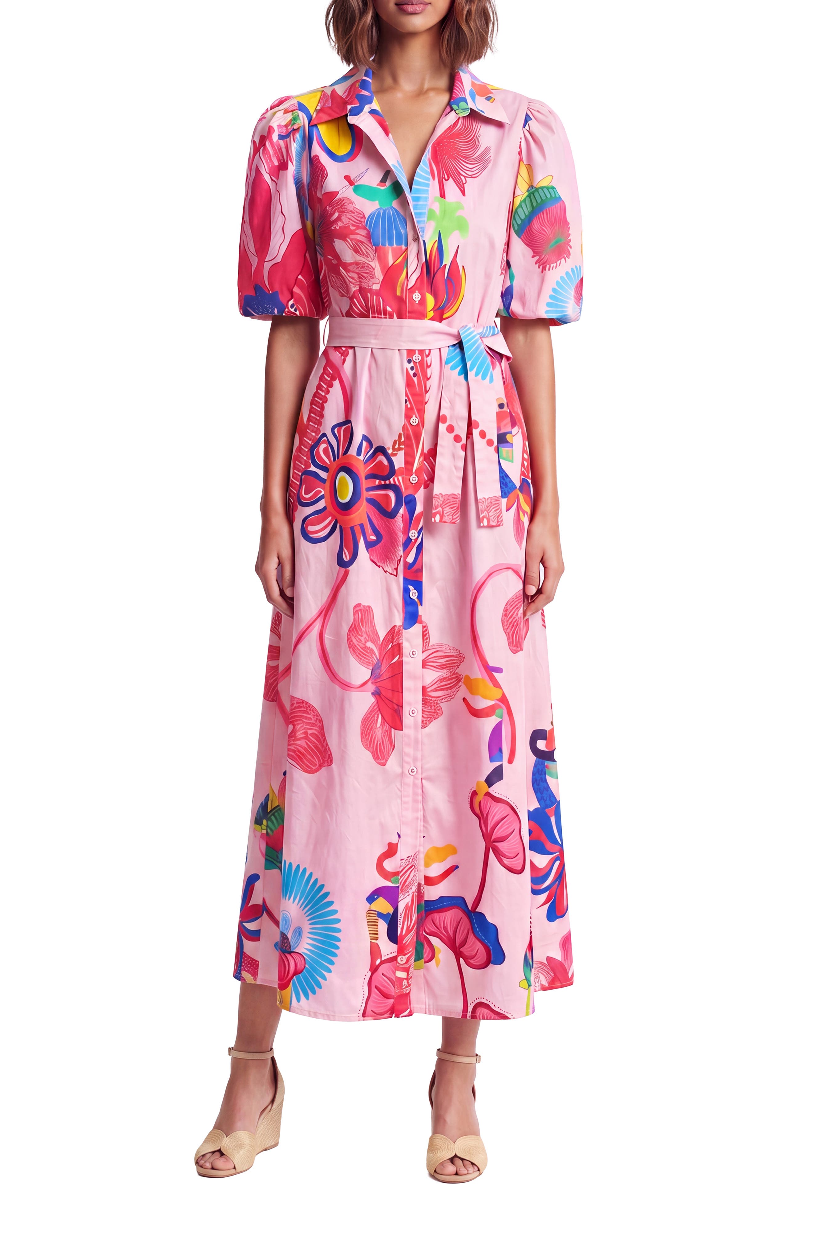 Janeli Midi Shirtdress