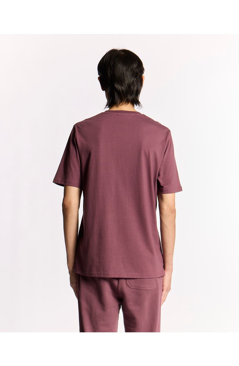 Lyle
Scott Script Long Sleeve T-shirt, Alternate, color, Dusky Maroon