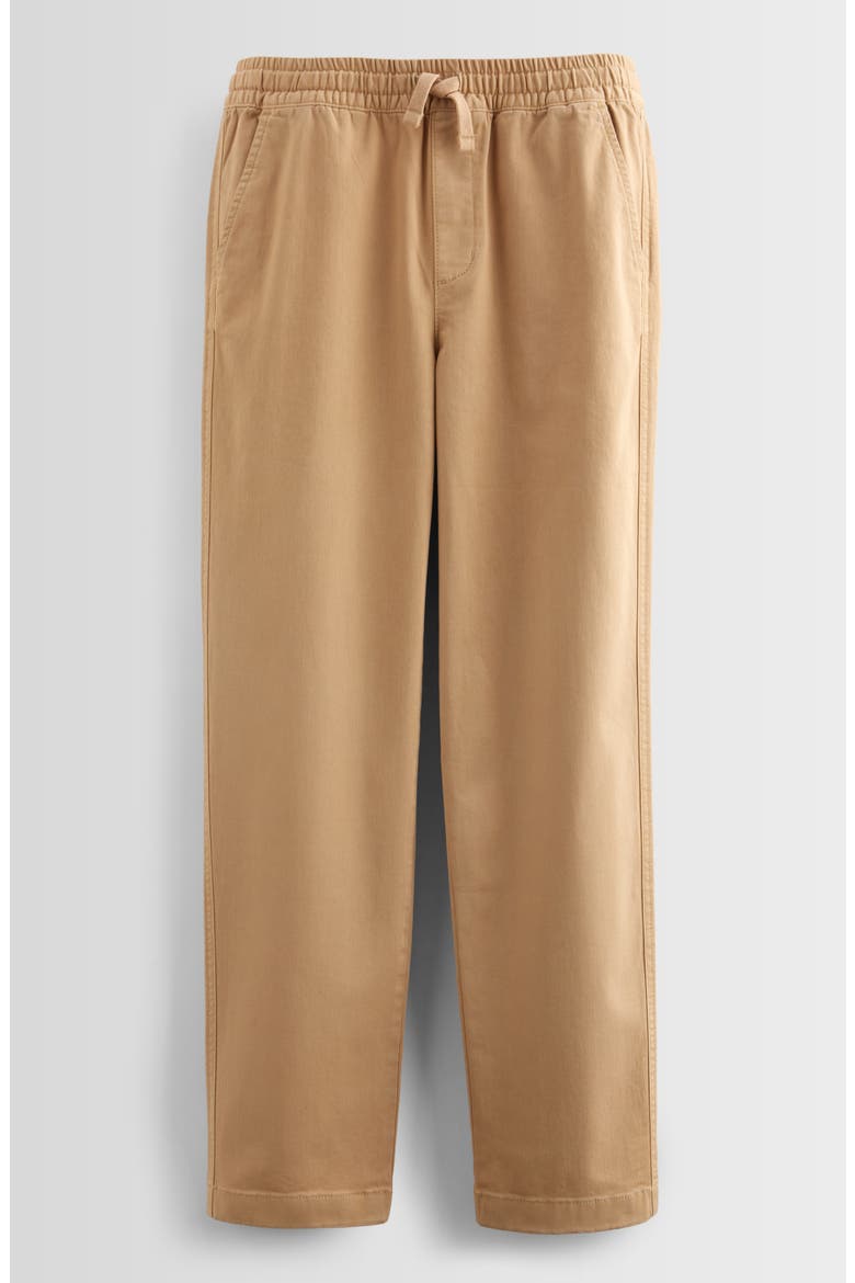 Kids' Relaxed Stretch Cotton Chinos, Main, color, TAN STOCK