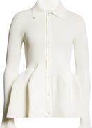 CFCL Pottery Peplum Rib Cardigan