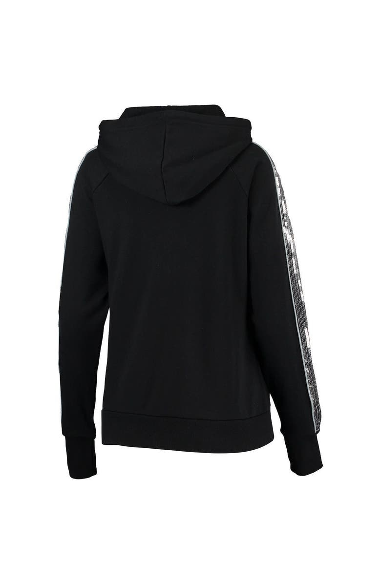 G-III 4HER BY CARL BANKS Women's G-III 4Her by Carl Banks Black Chicago White Sox Game Changer Raglan Full-Zip Hoodie, Alternate, color, 