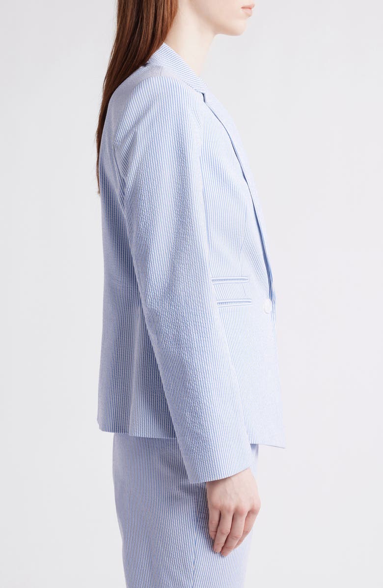 Tahari ASL Seersucker Jacket, Alternate, color,
