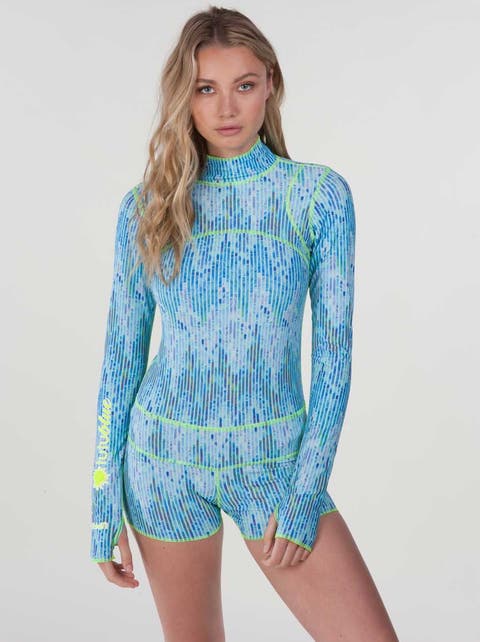 Women's Short One-Piece Swimsuit - UPF 50+