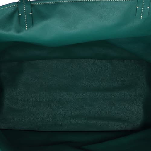 Pre-owned Goyard Goyard Anjou Reversible Tote Coated Canvas Gm In Green