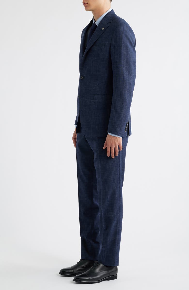 Jack Victor Midland Screen Weave Suit, Alternate, color, Navy