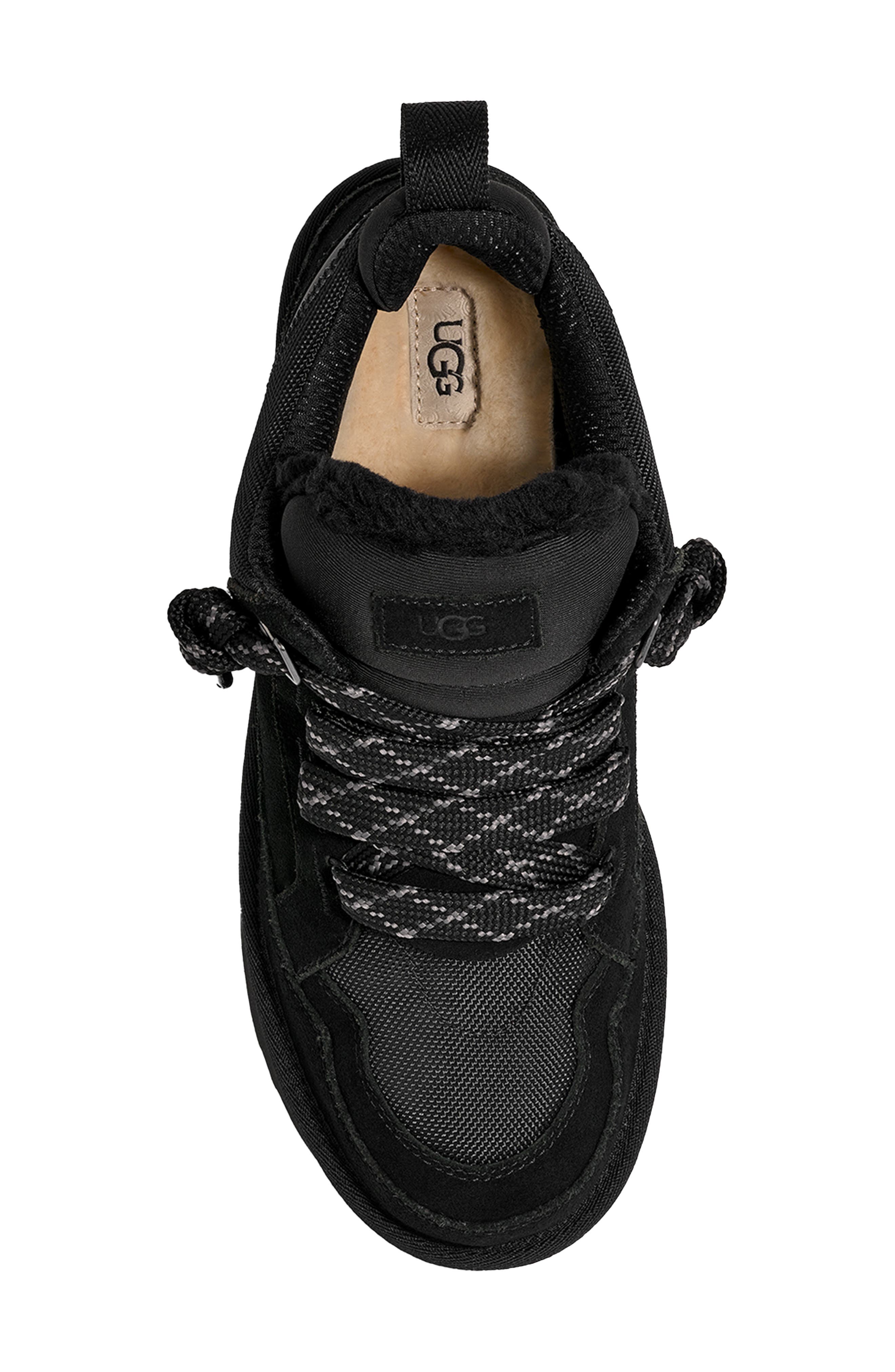 UGG<sup>®</sup> Lowmel Sneaker, Alternate, color, Black