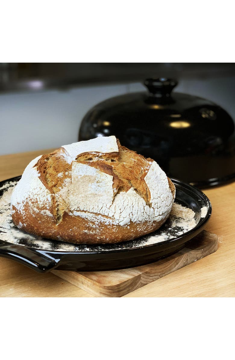 Emile Henry Flame Bread Cloche, Alternate, color, Charcoal
