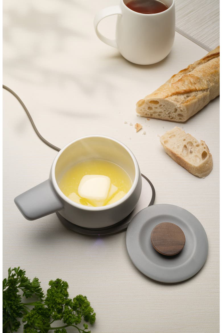 Fondi Self-Heating Fondue Set, Alternate, color, SOFT GRAY