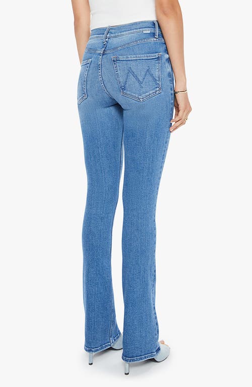 Mother The Runaway Flare Leg Jeans In Blue