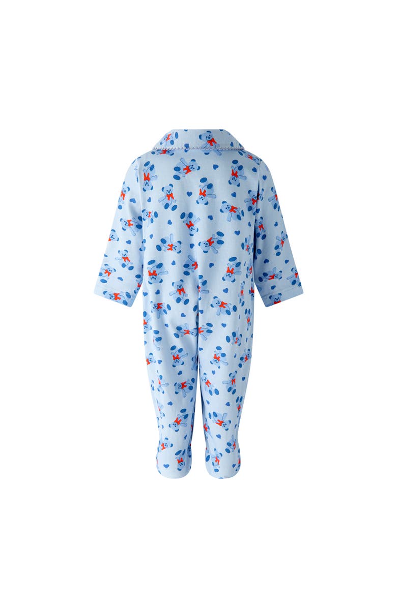 Rachel Riley Bear Footie, Alternate, color, Blue