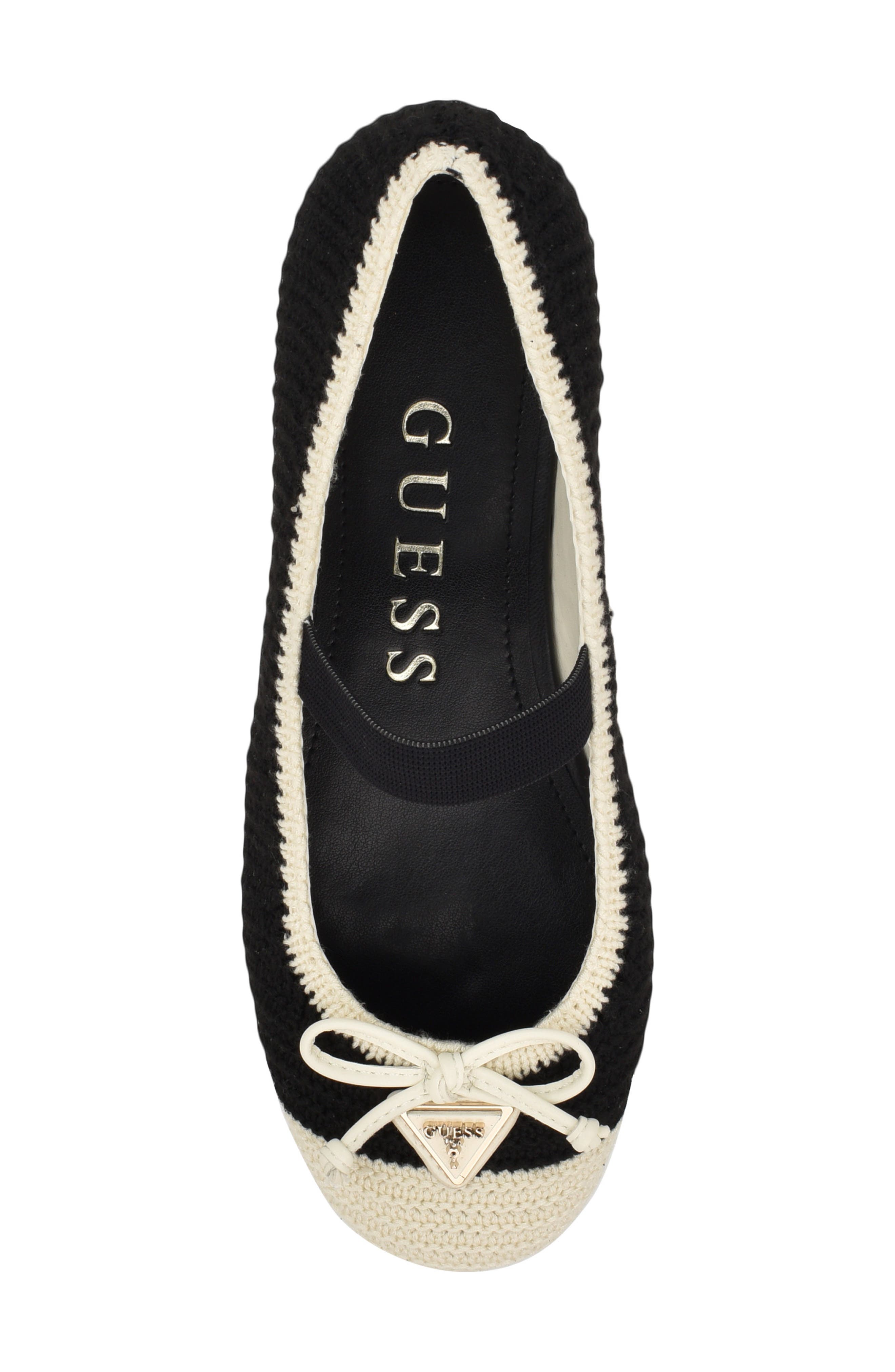 GUESS Maysa Mary Jane Cap Toe Flat, Alternate, color, Black