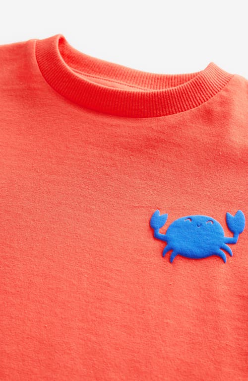 Next Kids' Digger Crab Graphic T-shirt In Red