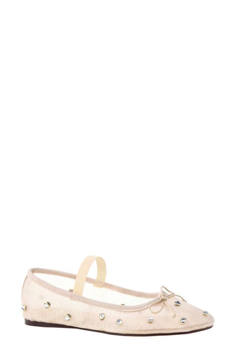 Structured Mary Jane Flat Sandals with Geometric Hollow-Out Lattice