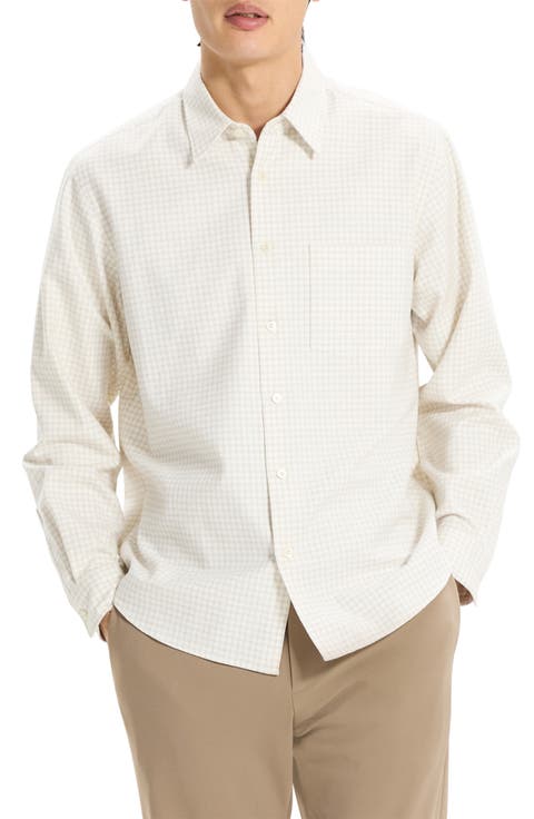 Weekend Woods Check Cotton Button-Up Shirt
