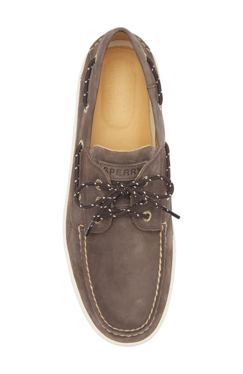 Sperry Top-sider® Sperry Billfish™ 3-eye Boat Shoe In Brown Leather Nubuck