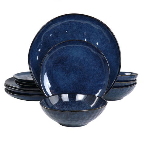 Samara 12 Piece Stoneware Dinnerware Set