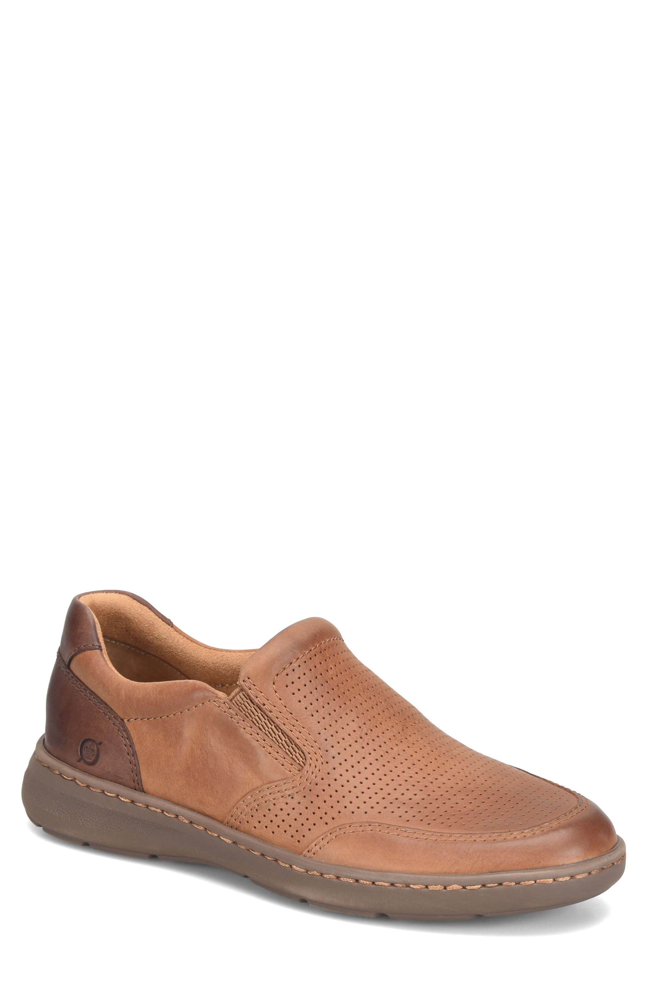 Børn Mackay Slip-On Sneaker, Main, color, Brown F/ G