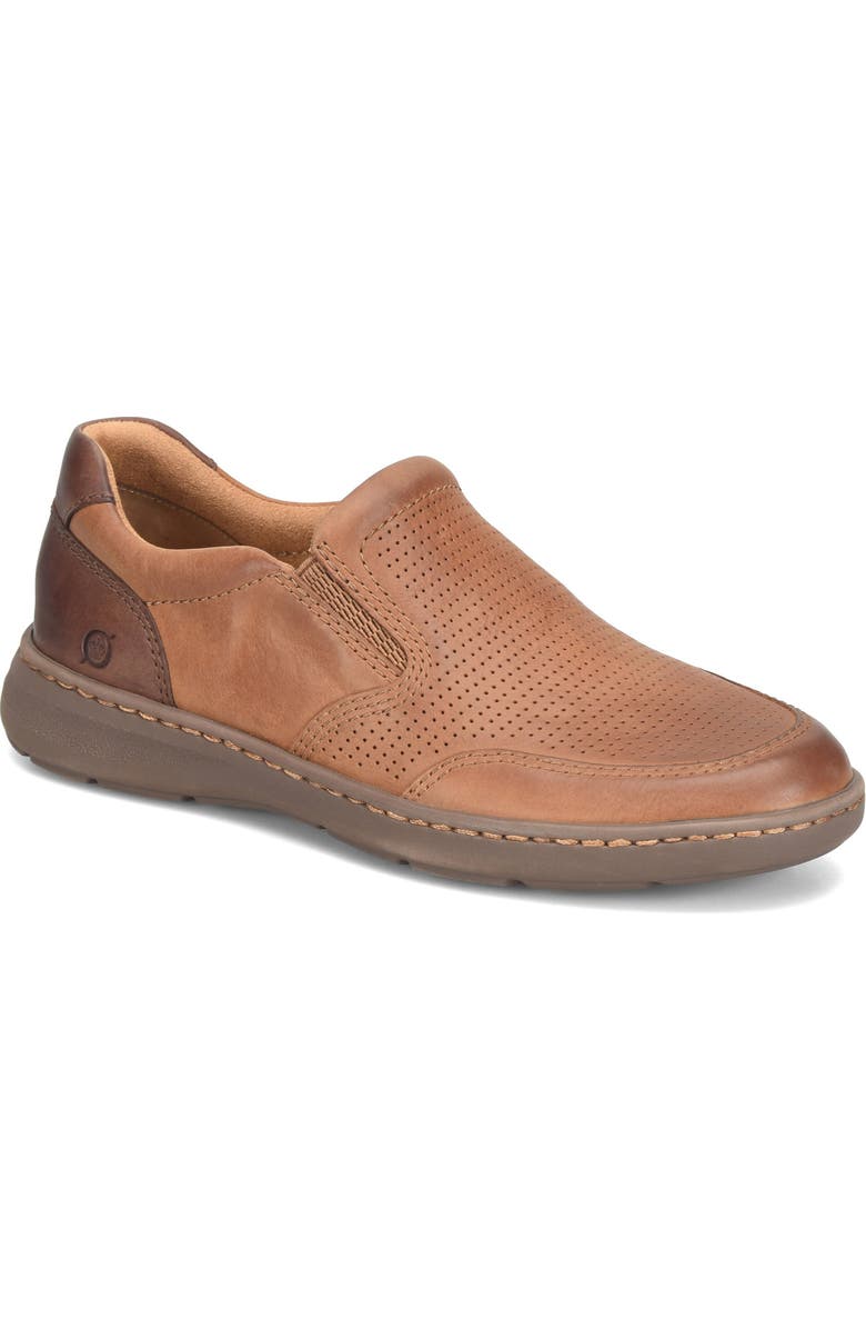 Børn Mackay Slip-On Sneaker, Main, color, Brown F/ G