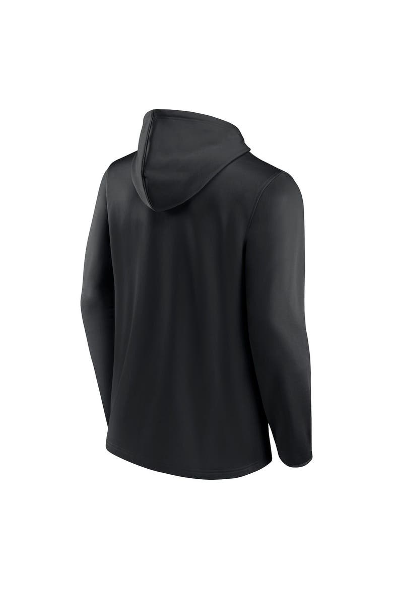 Men's Fanatics Branded Black Wisconsin Badgers Ball Carrier Full-Zip Hoodie, Alternate, color, Black
