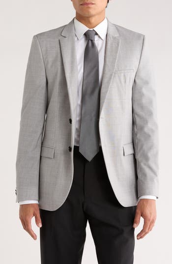 Hugo Boss Hugo Arti Wool Sport Coat In Gray