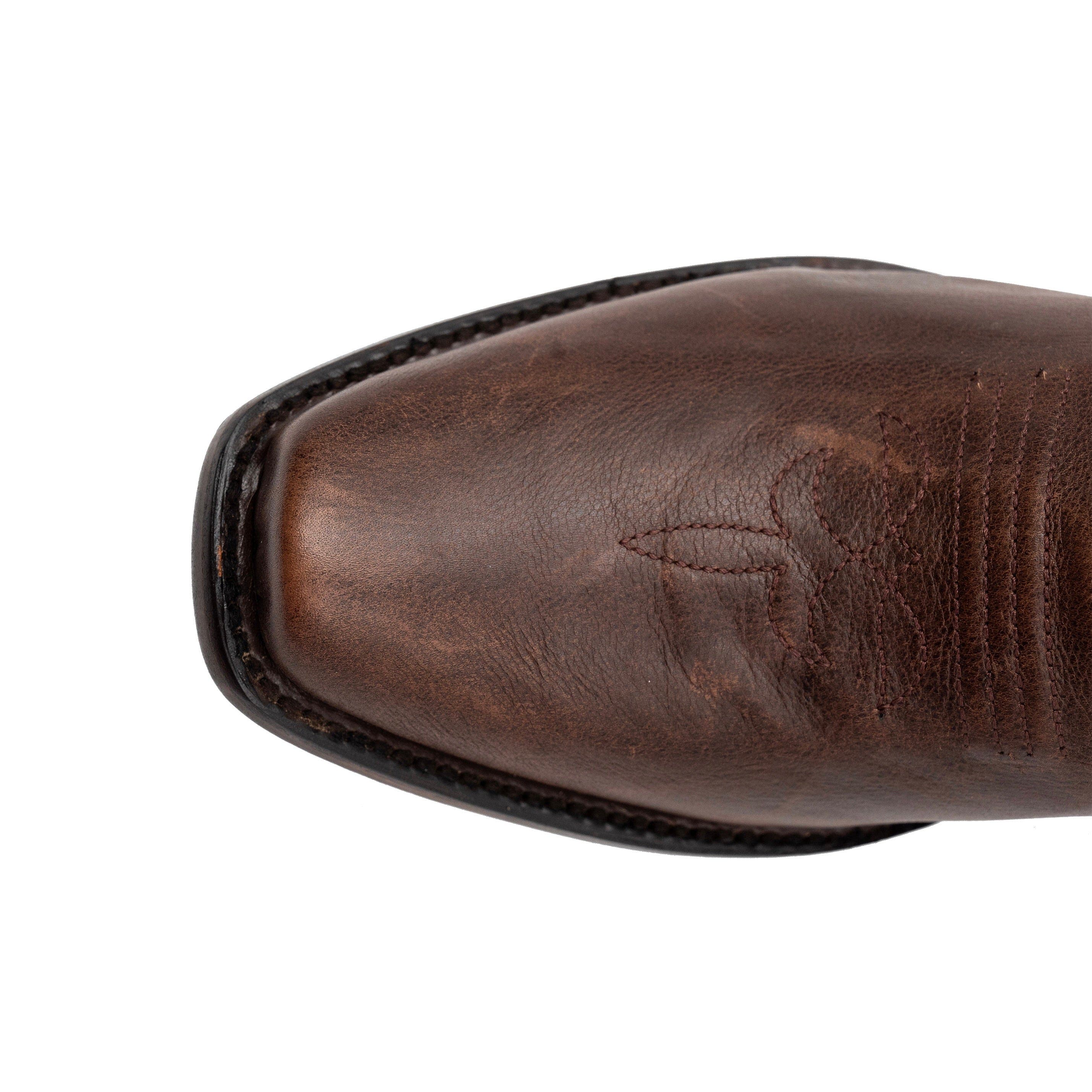Men's Wyatt Western Boot, Alternate, color, Chocolate