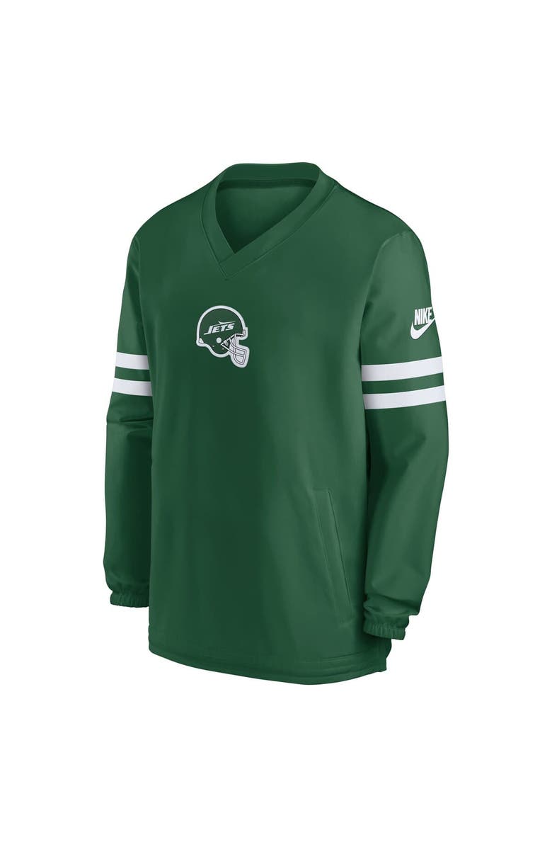 Nike Men's Nike  Green New York Jets 2023 Sideline V-Neck Pullover Windshirt, Alternate, color, Green