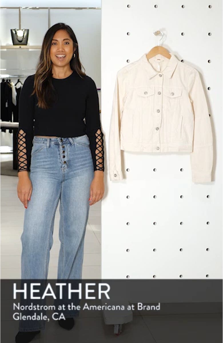 We the Free Rumors Denim Jacket, sales video thumbnail